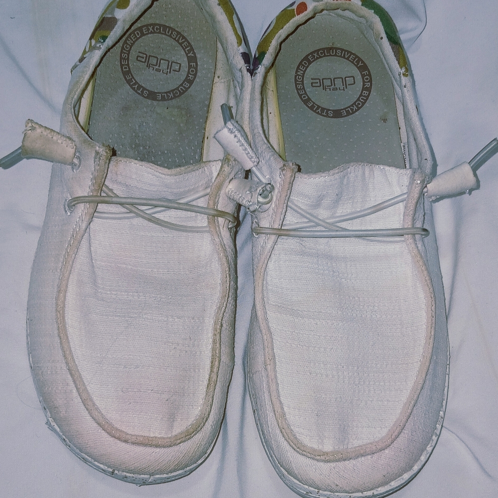 Hey Dude White Women's Moccasins